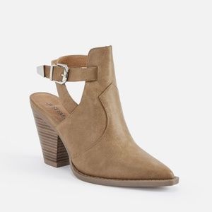 CUTE Open Back Bootie - WORN ONCE